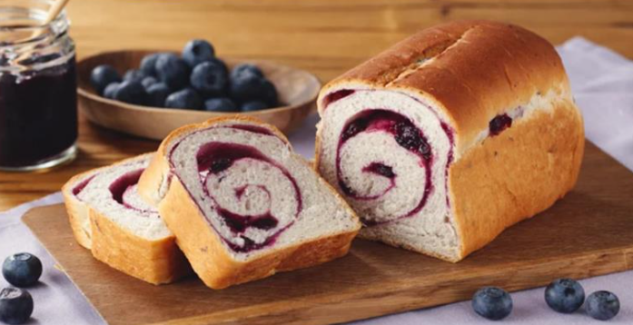 贅沢ジャムのうずまきブルーベリーブレッド